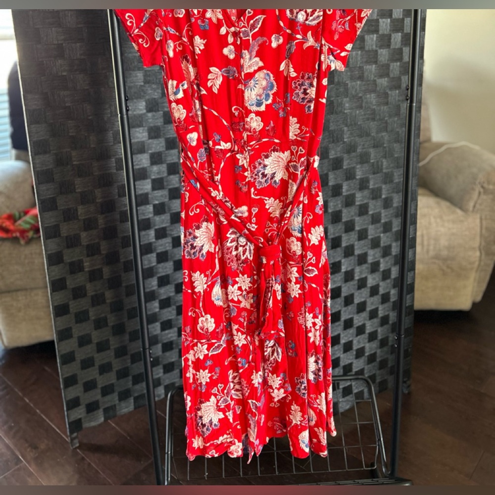 Talbots Button Front Dress